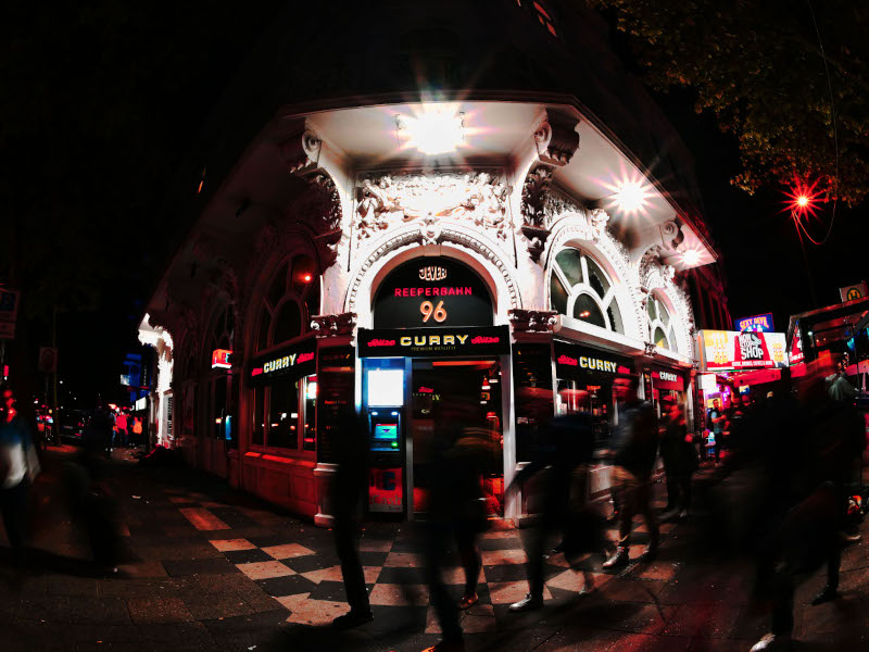 Die Reeperbahn - Ritze Curry auf der Reeperbahn Hamburg